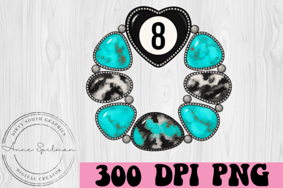 8 Ball Turquoise Gems Western Design Review