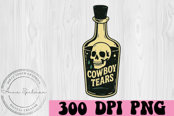 Bottle of Cowboy Tears Embroidery Review