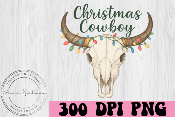 Christmas Cowboy Bull Skull Lights Review