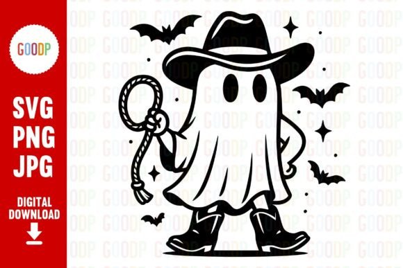 Cowboy Ghost Halloween PNG Review