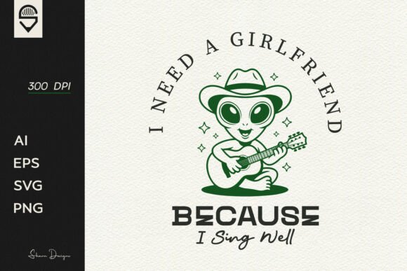 Cute Alien Cowboy Singing Embroidery Review