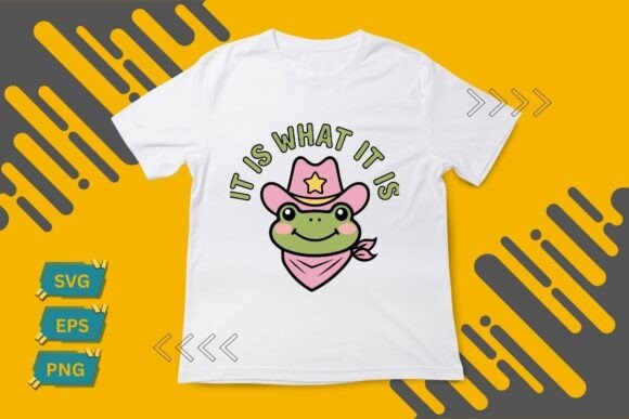 Cute Cartoon Cowboy Frog Graphic T-Shirt Review