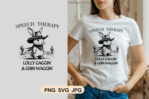 Retro Cowboy Bunny Speech Therapy Tee Review: A Designer’s Perspective