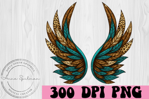 Western Grunge Wings: A Bold Embroidery Design for Real Projects